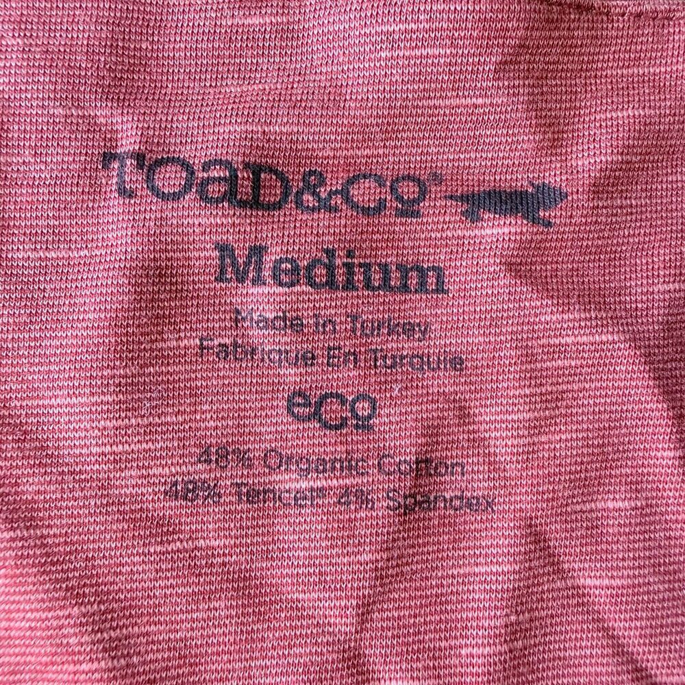 NWT Toad & Co Rosalinda Organic Cotton Dress in Ketchup Jersey Stretch Size M - Picture 6 of 6